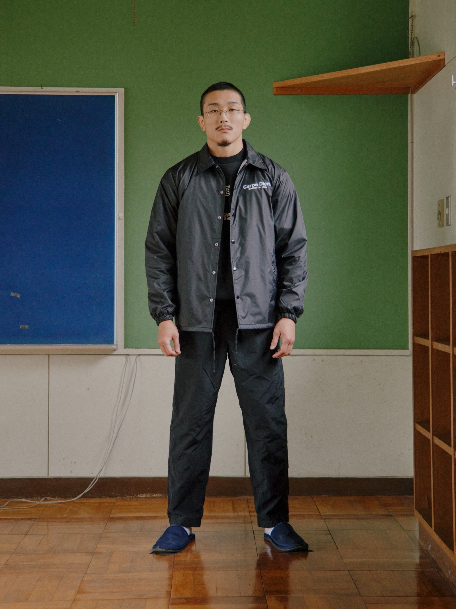 CARPE DIEM COACH JACKET - Black – CARPE DIEM BJJ ONLINE STORE