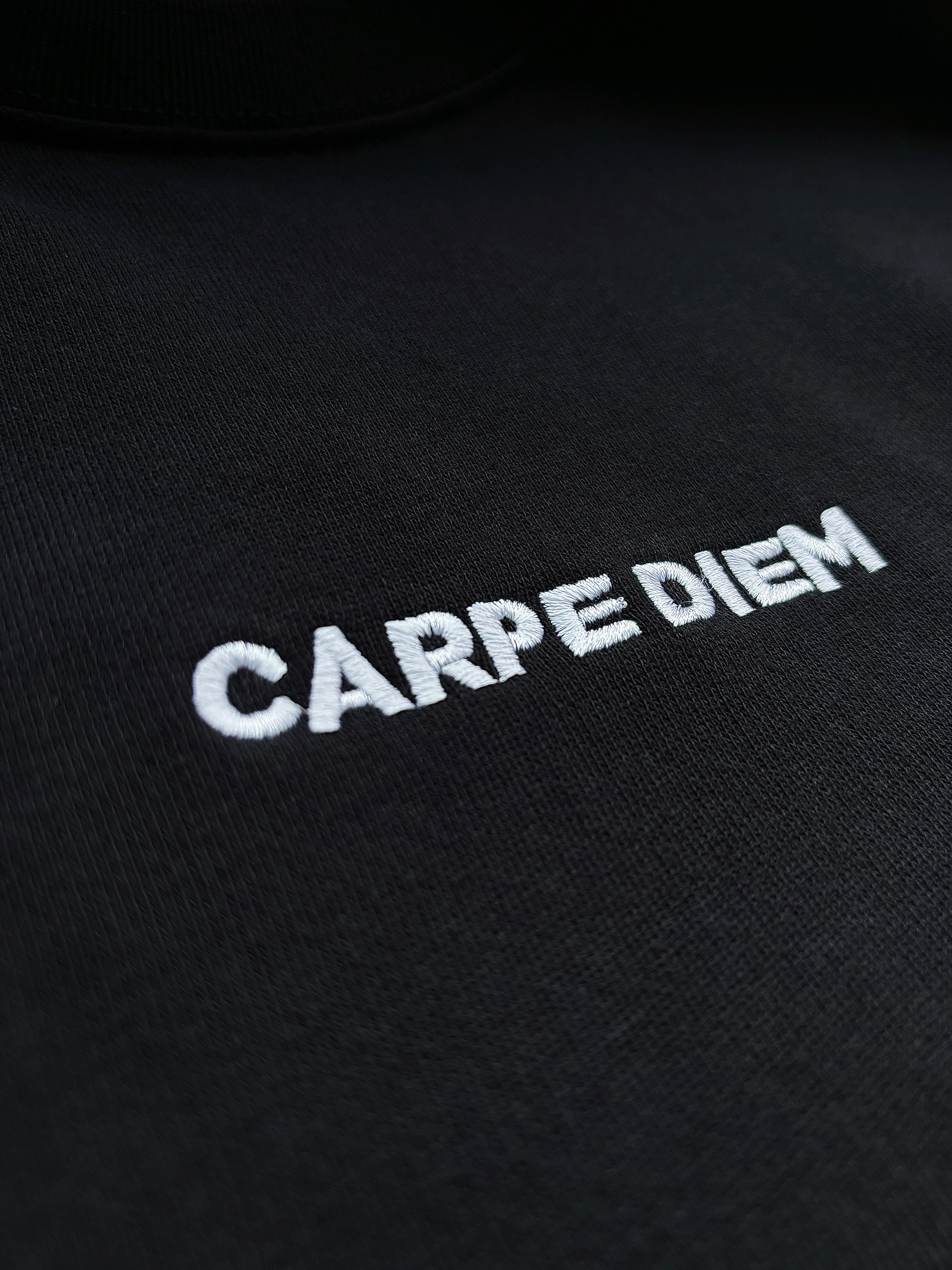 CARPE DIEM 8.2oz Sweat T-Shirt – Black – CARPE DIEM BJJ ONLINE STORE