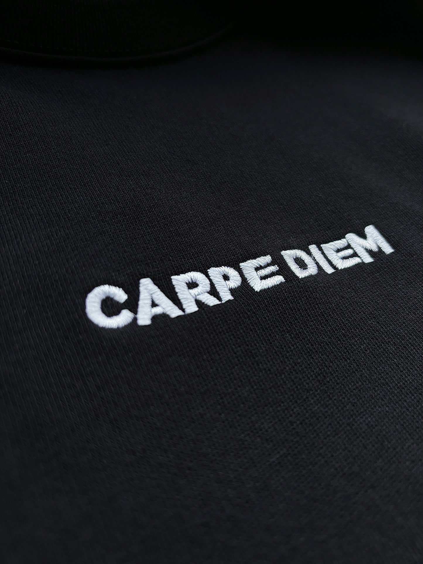 CARPE DIEM 8.2oz Sweat T-Shirt – Black