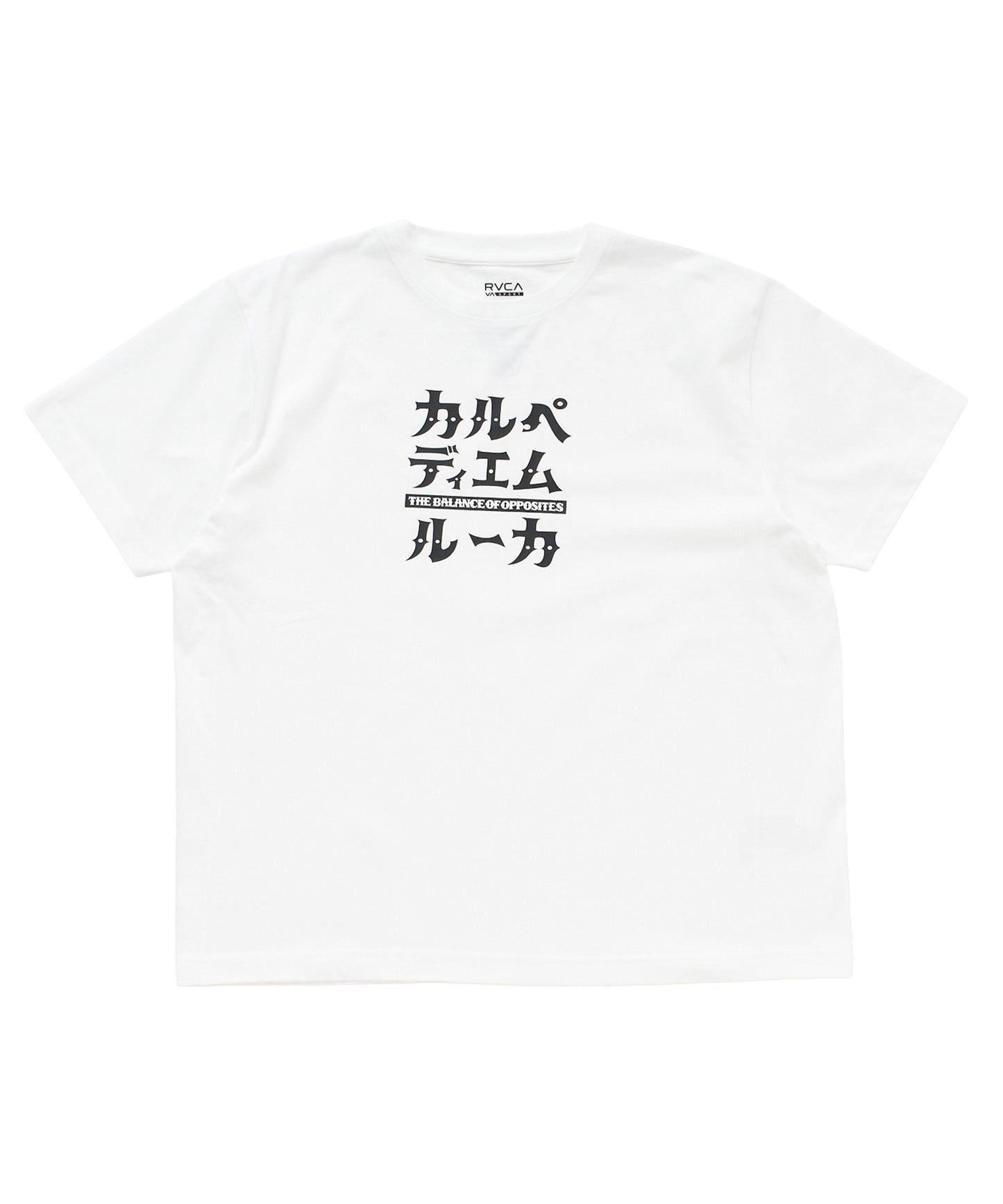 【6.26 (FRI) RELEASE】【CARPE DIEM×RVCA】KATAKANA S/S T-Shirts