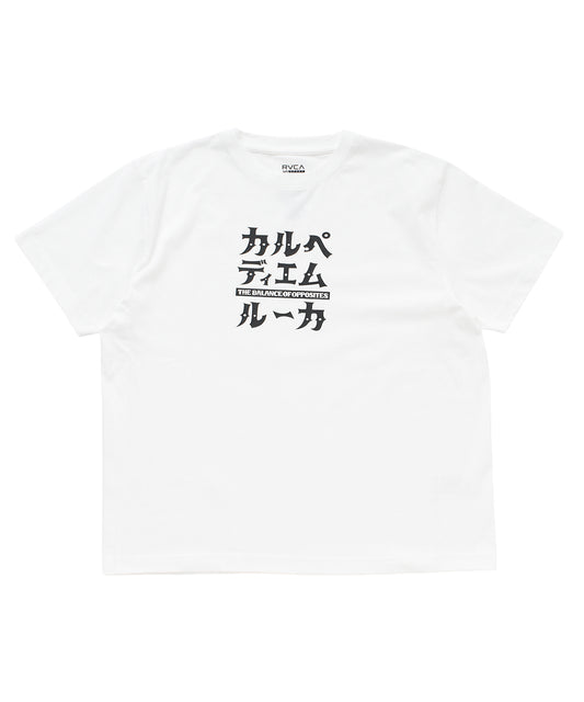 【6.26 (FRI) RELEASE】【CARPE DIEM×RVCA】KATAKANA S/S T-Shirts