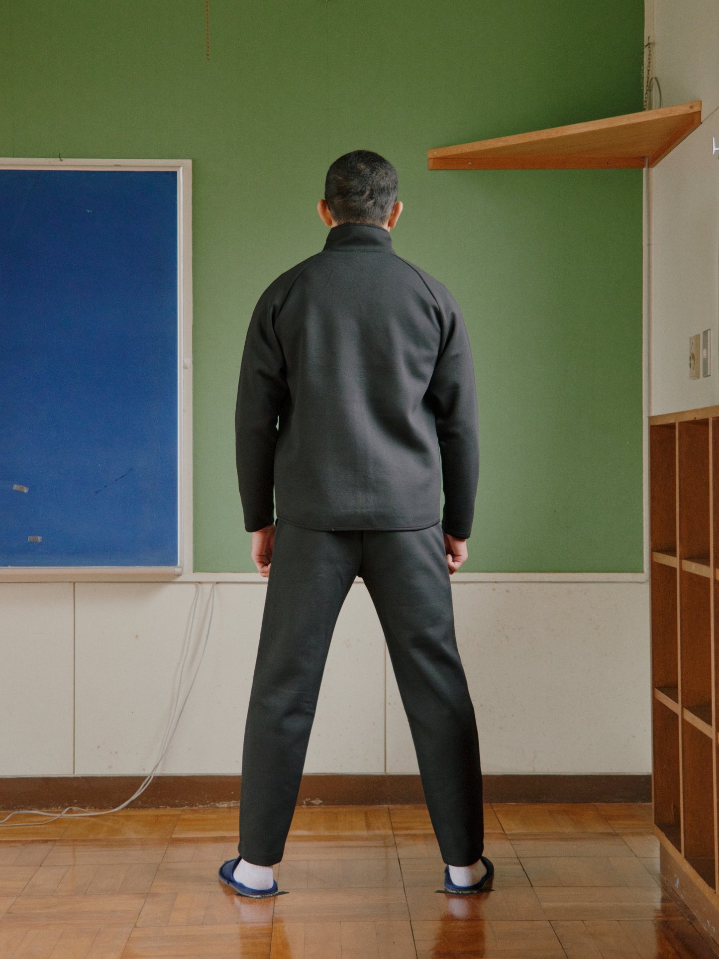 CARPE DIEM EMBROIDERY PANTS - Black