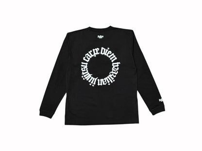 Circle Logo L/S T-shirt - Black【Premium】