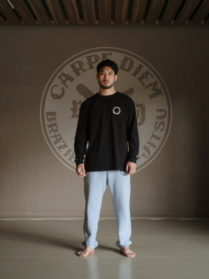 Circle Logo L/S T-shirt - Black【Premium】