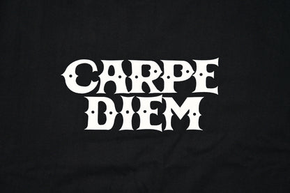 CARPE DIEM Logo L/S T-shirt - Black【Premium】