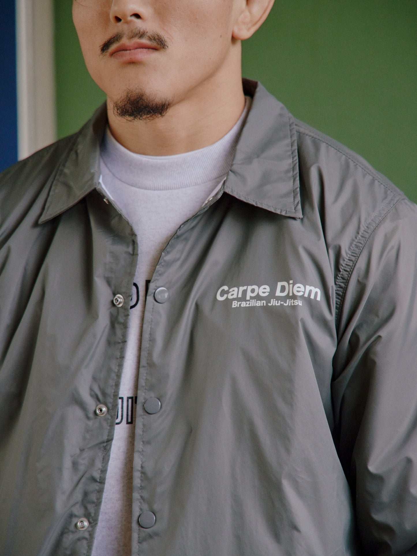 CARPE DIEM COACH JACKET - Gray
