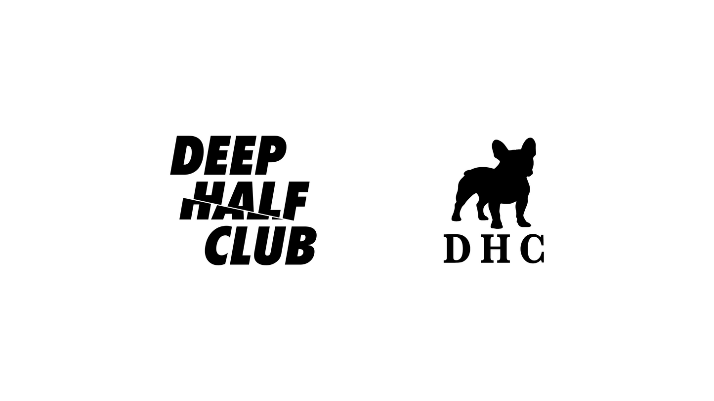 DEEP HALF CLUB Rash Guard - White