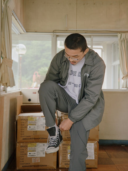 CARPE DIEM COACH JACKET - Gray