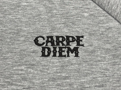CARPE DIEM EMBROIDERY FULL-ZIP - Gray