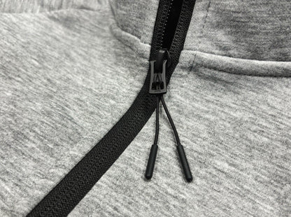 CARPE DIEM EMBROIDERY FULL-ZIP - Gray
