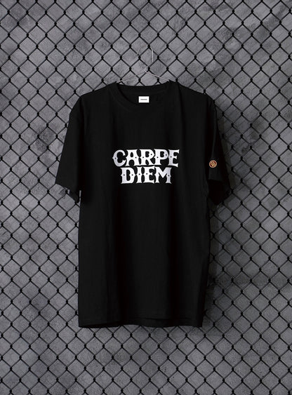 CARPE DIEM T-shirt - Black【Premium】