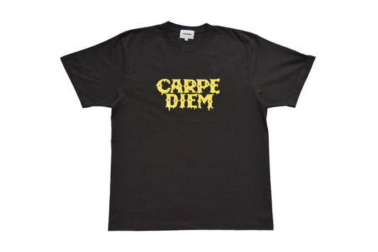 CARPE DIEM Drip Logo T-shirt - Ink Black【Premium】