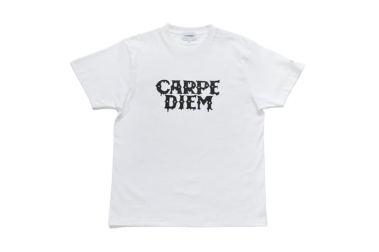 CARPE DIEM Drip Logo T-shirt - White【Premium】