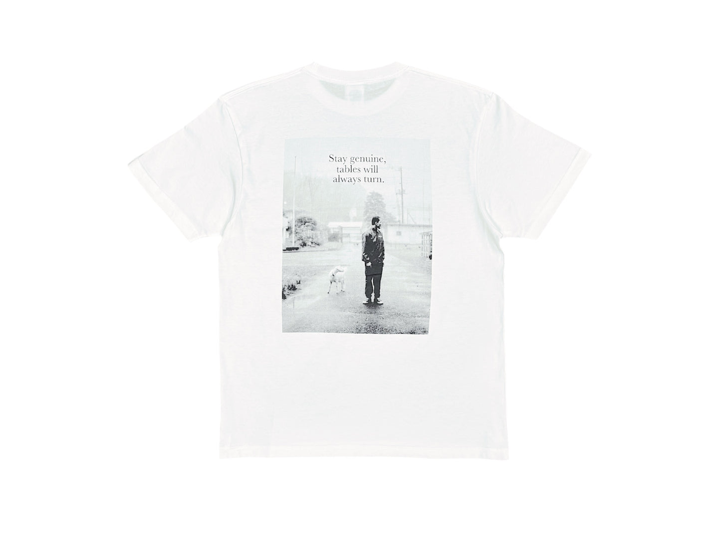 STAY GENUINE TEE - White