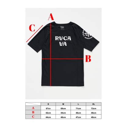 【6.26 (FRI) RELEASE】【CARPE DIEM×RVCA】S/S Rash Guard