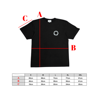 Circle Logo T-shirt - Black【Premium】