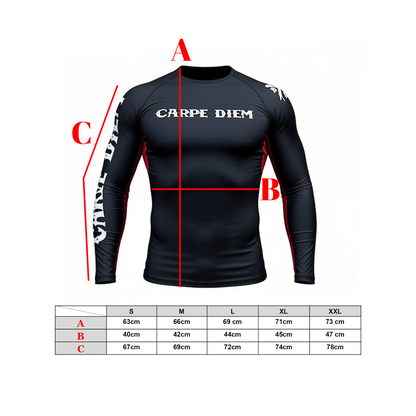 Ranked Rash Guard Ver.2 - Brown (Long Sleeve)
