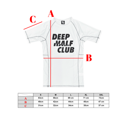 DEEP HALF CLUB Rash Guard - White