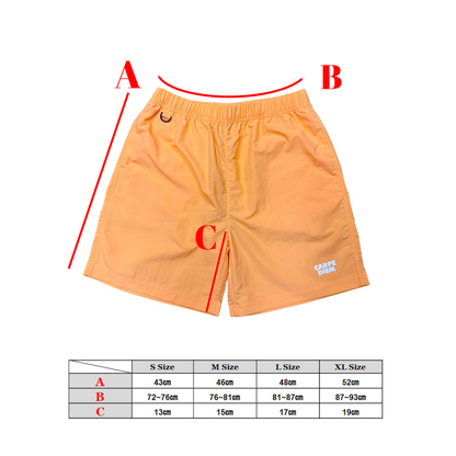CARPE DIEM Easy Shorts - Sherbet Orange