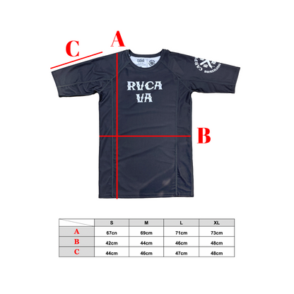 【CARPE DIEM×RVCA】S/S Rash Guard