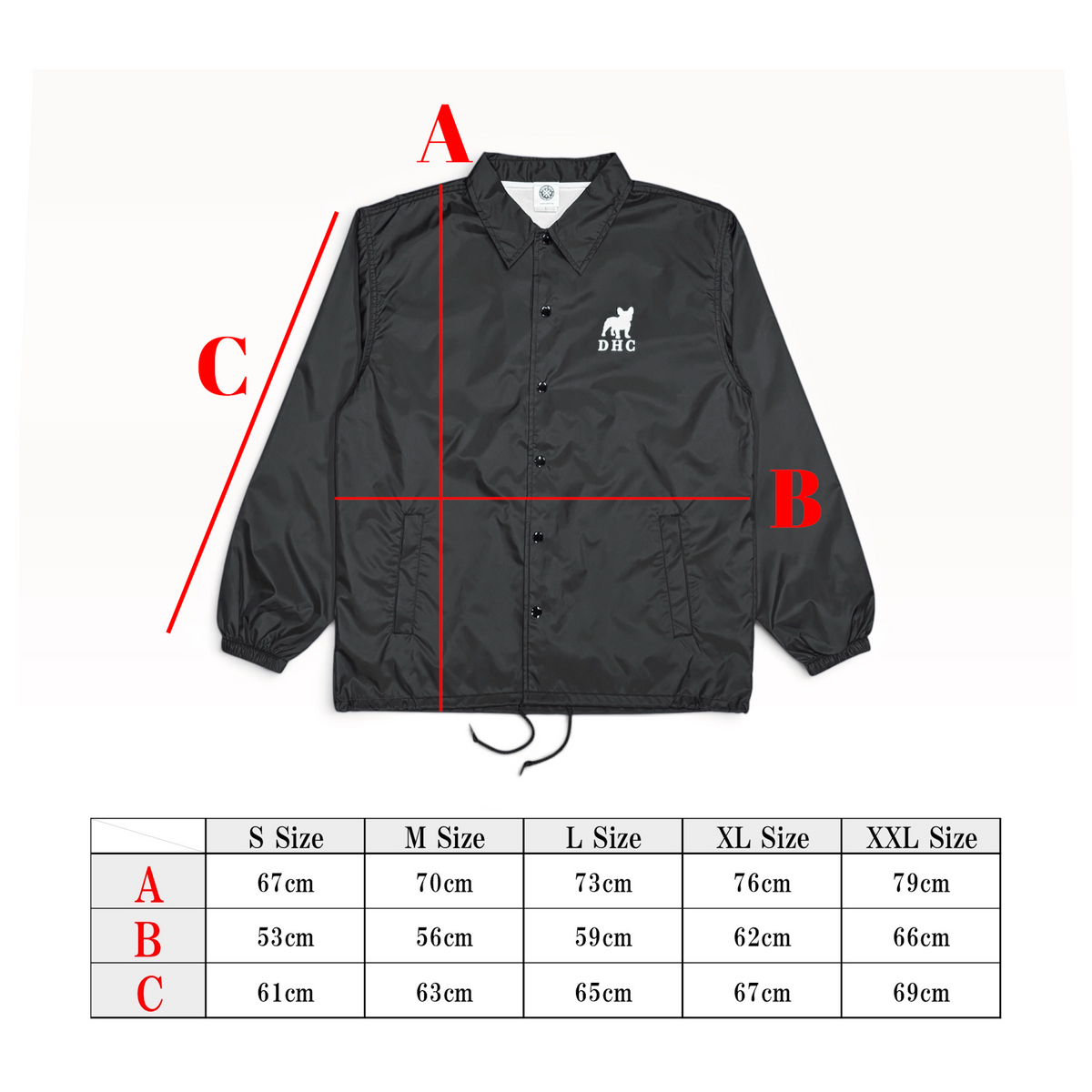 【10月2日金曜日12:00販売開始】DEEP HALF CLUB Coach Jacket  - Black