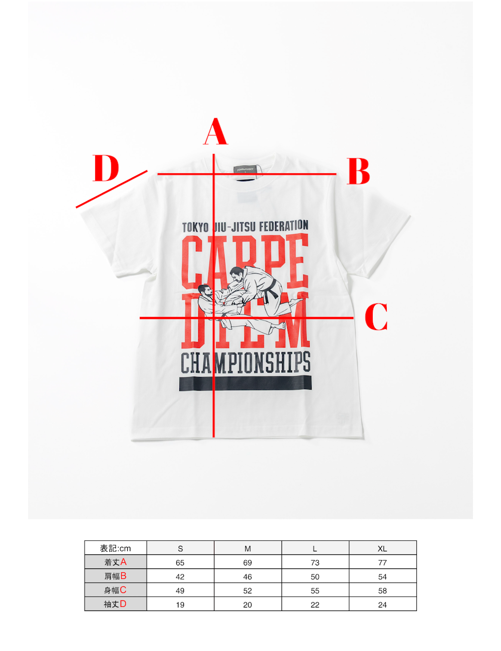 【JH+CARPE DIEM】JOHN＆KASEY CHAMPIONSHIPS T-SHIRTS