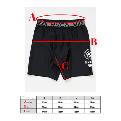 【6.26 (FRI) RELEASE】【CARPE DIEM×RVCA】CIRCLE UNDER SHORT