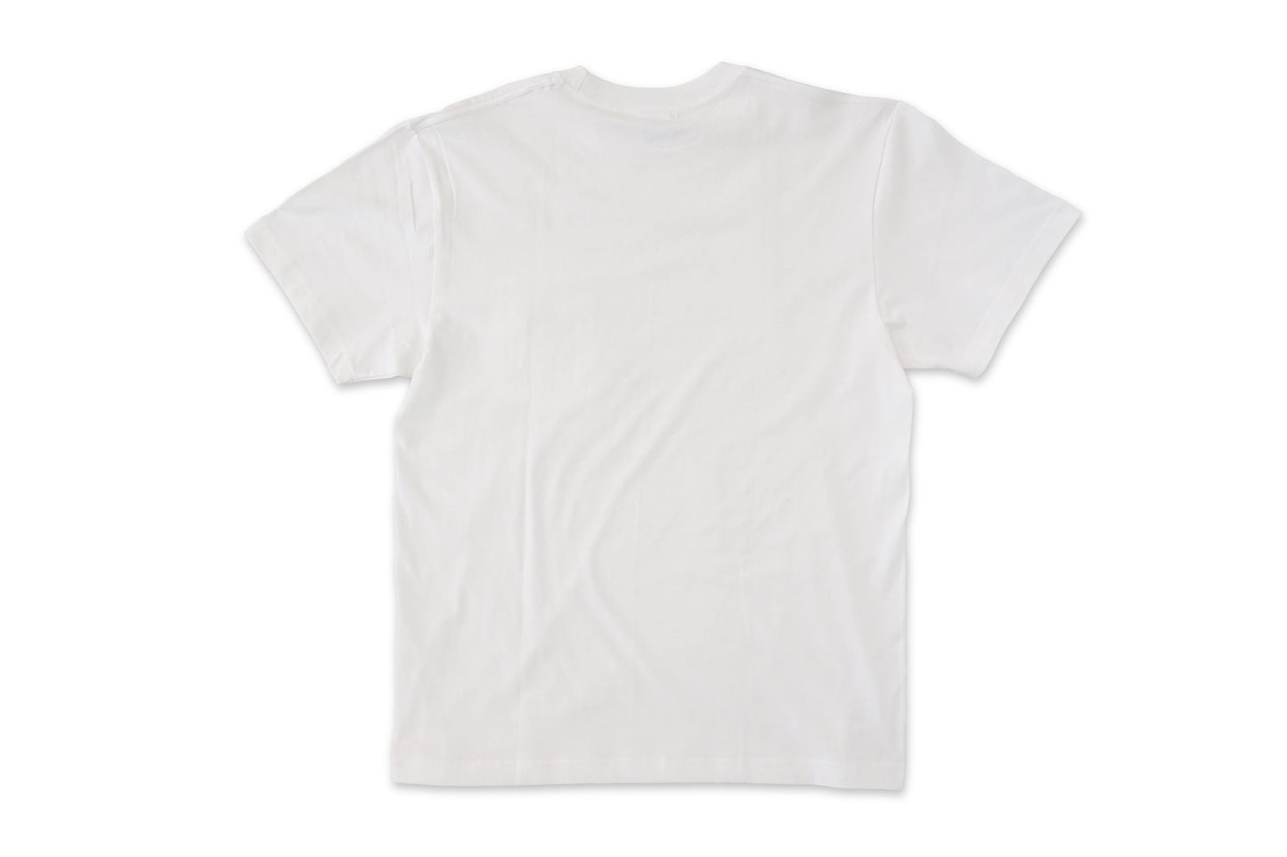 Embroidery logo pocket-T-shirt - White