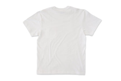 Embroidery logo pocket-T-shirt - White