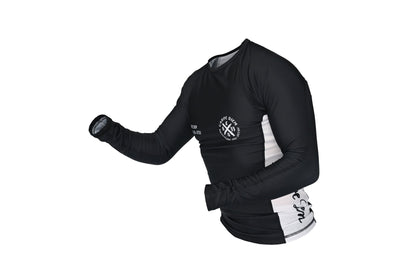 Ranked Rash Guard - White (Long Sleeve)