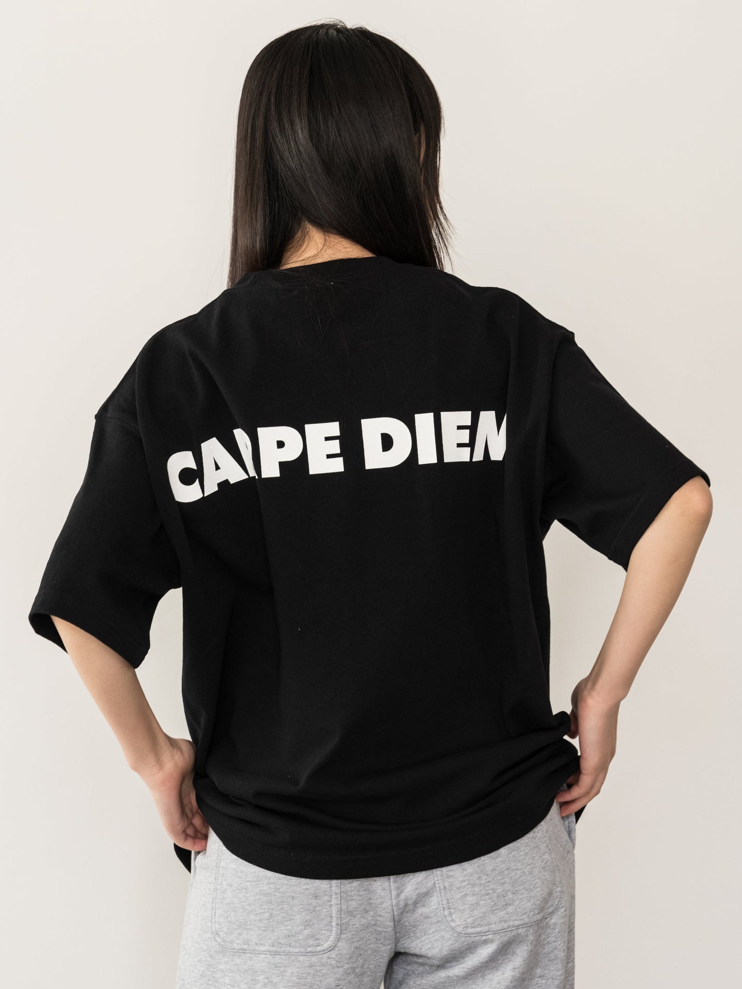 CARPE DIEM Super Heavy T-shirt - Black