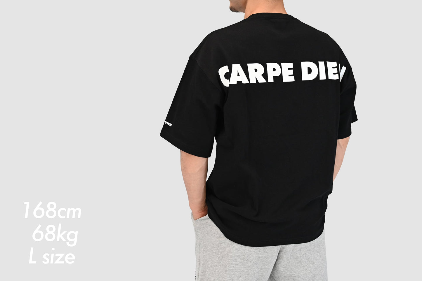 CARPE DIEM Super Heavy T-shirt - Black