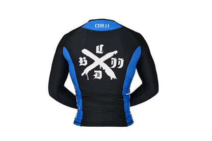 Ranked Rash Guard - Blue (Long Sleeve)