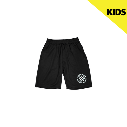 【KIDS】Dry Logo Shorts - Black