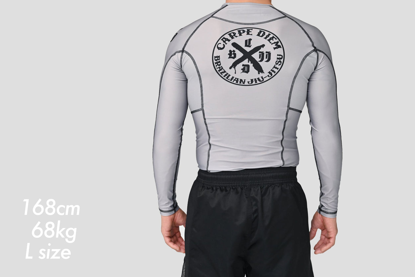 Long Sleeve Rash Guard - Gray