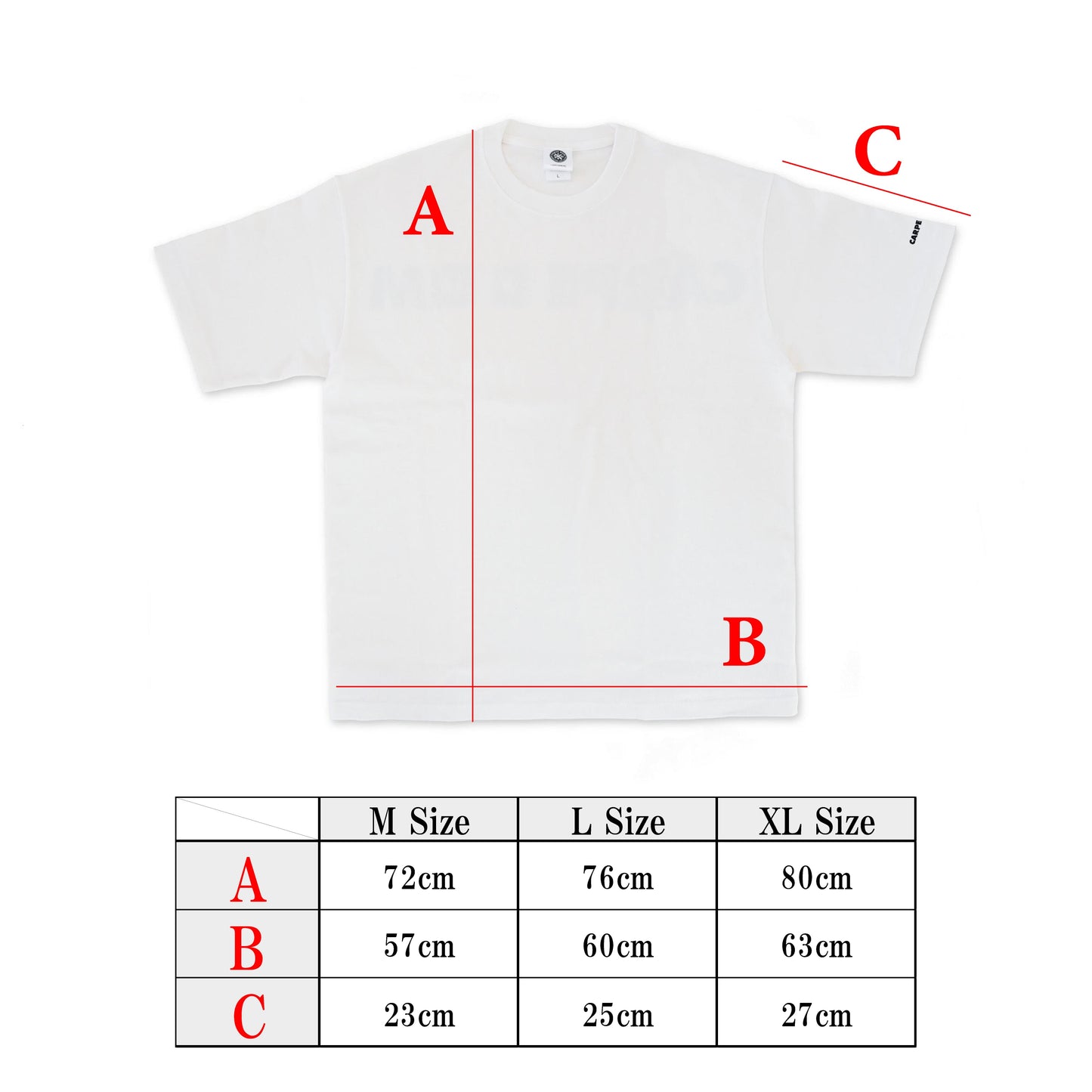 CARPE DIEM Super Heavy T-shirt - White