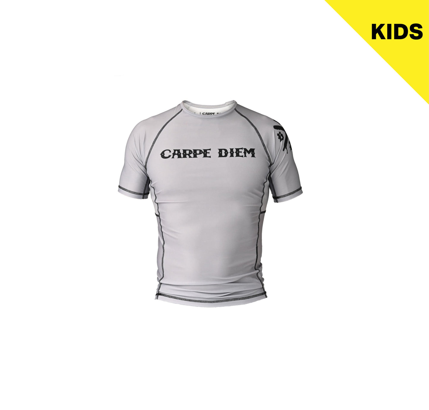 【KIDS】Short Sleeve Rash Guard - Gray