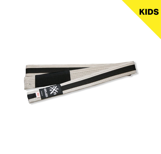 【KIDS】Logo Belt - Gray/Black