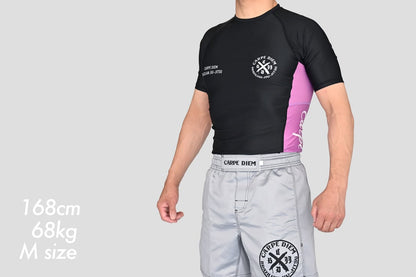 Ranked Rash Guard - Purple (Short Sleeve)