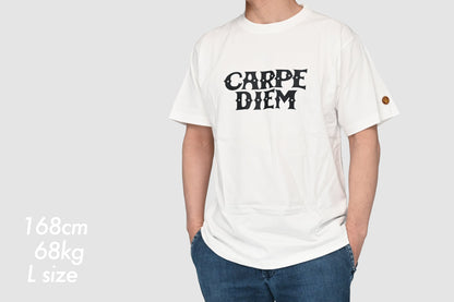 CARPE DIEM T-shirt - White【Premium】