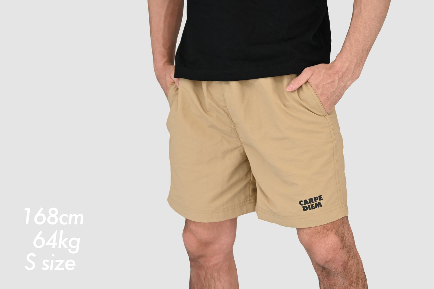 CARPE DIEM Easy Shorts - Sand Khaki