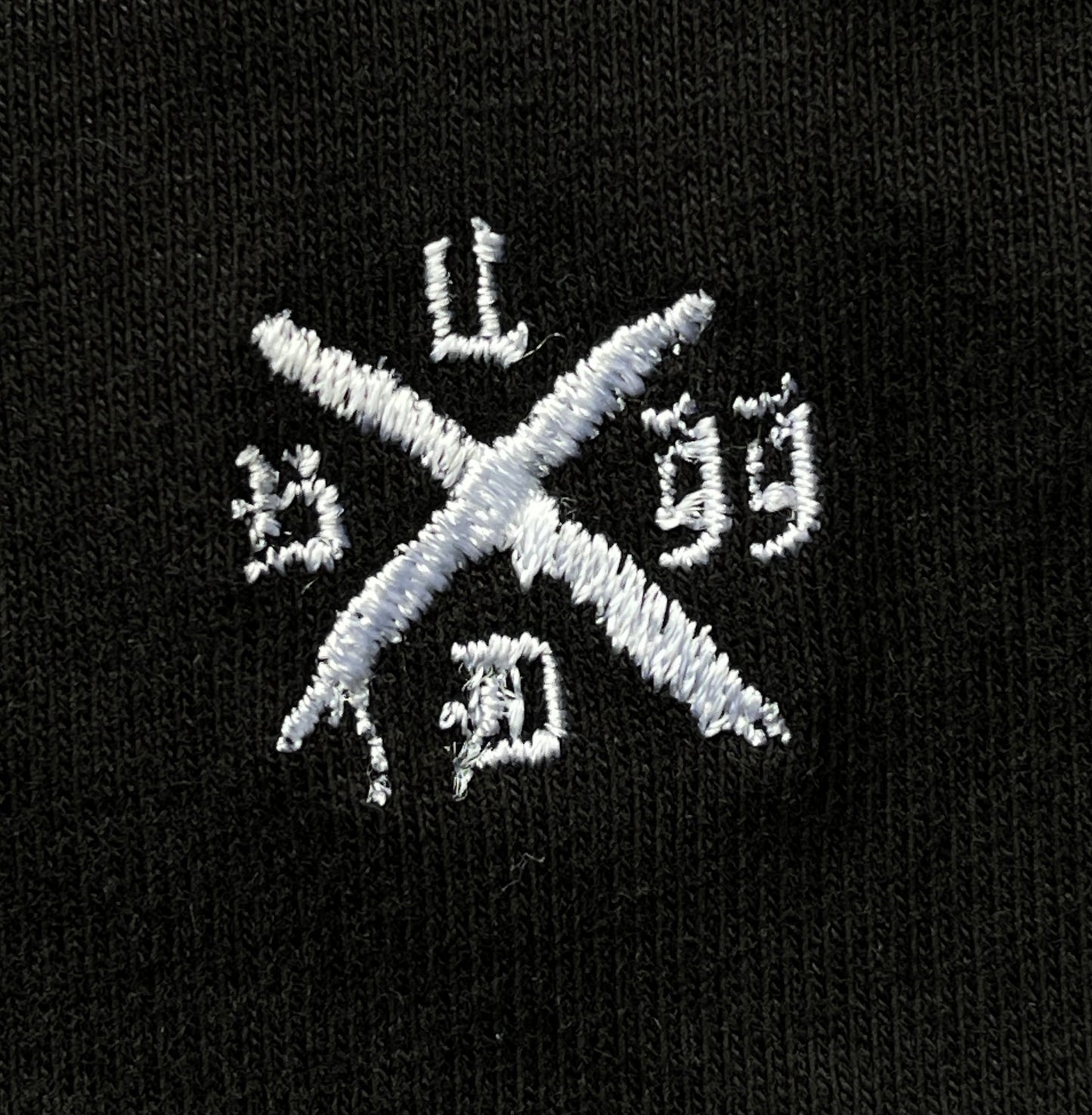 Embroidery logo pocket-T-shirt - Black