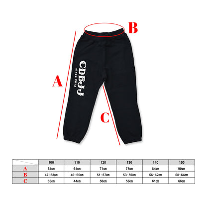 【KIDS】CDBJJ sweat pants - Black