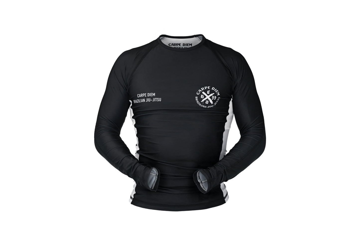 Ranked Rash Guard - White (Long Sleeve)