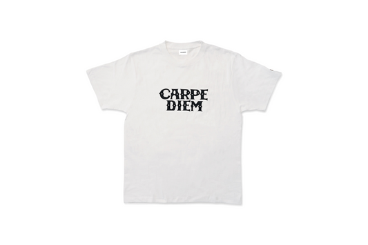 CARPE DIEM T-shirt - White【Premium】