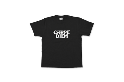 CARPE DIEM T-shirt - Black【Premium】