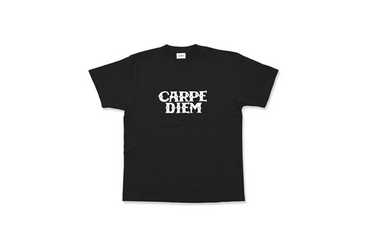CARPE DIEM T-shirt - Black【Premium】