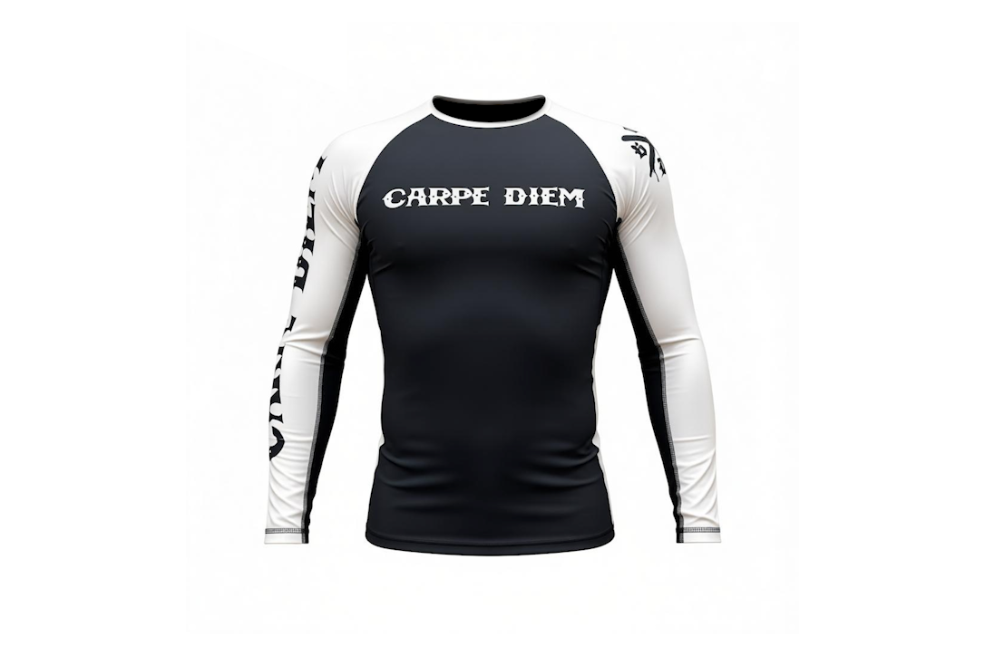 Ranked Rash Guard Ver.2 - White (Long Sleeve)