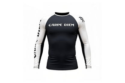 Ranked Rash Guard Ver.2 - White (Long Sleeve)
