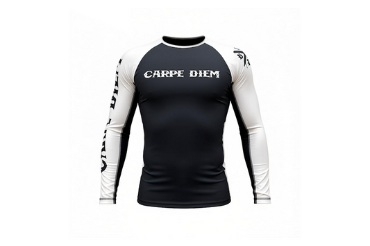 Ranked Rash Guard Ver.2 - White (Long Sleeve)